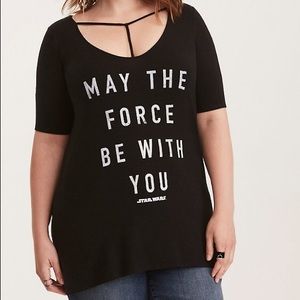 Star Wars May The Force Be With You Strappy Tee